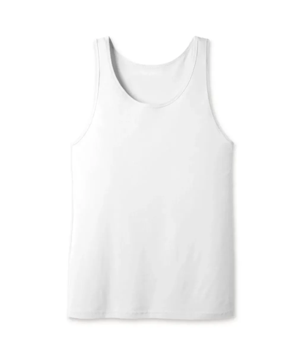 Fashion Nayked Apparel Men'S Soft 100% Cotton Lightweight Tank Top
