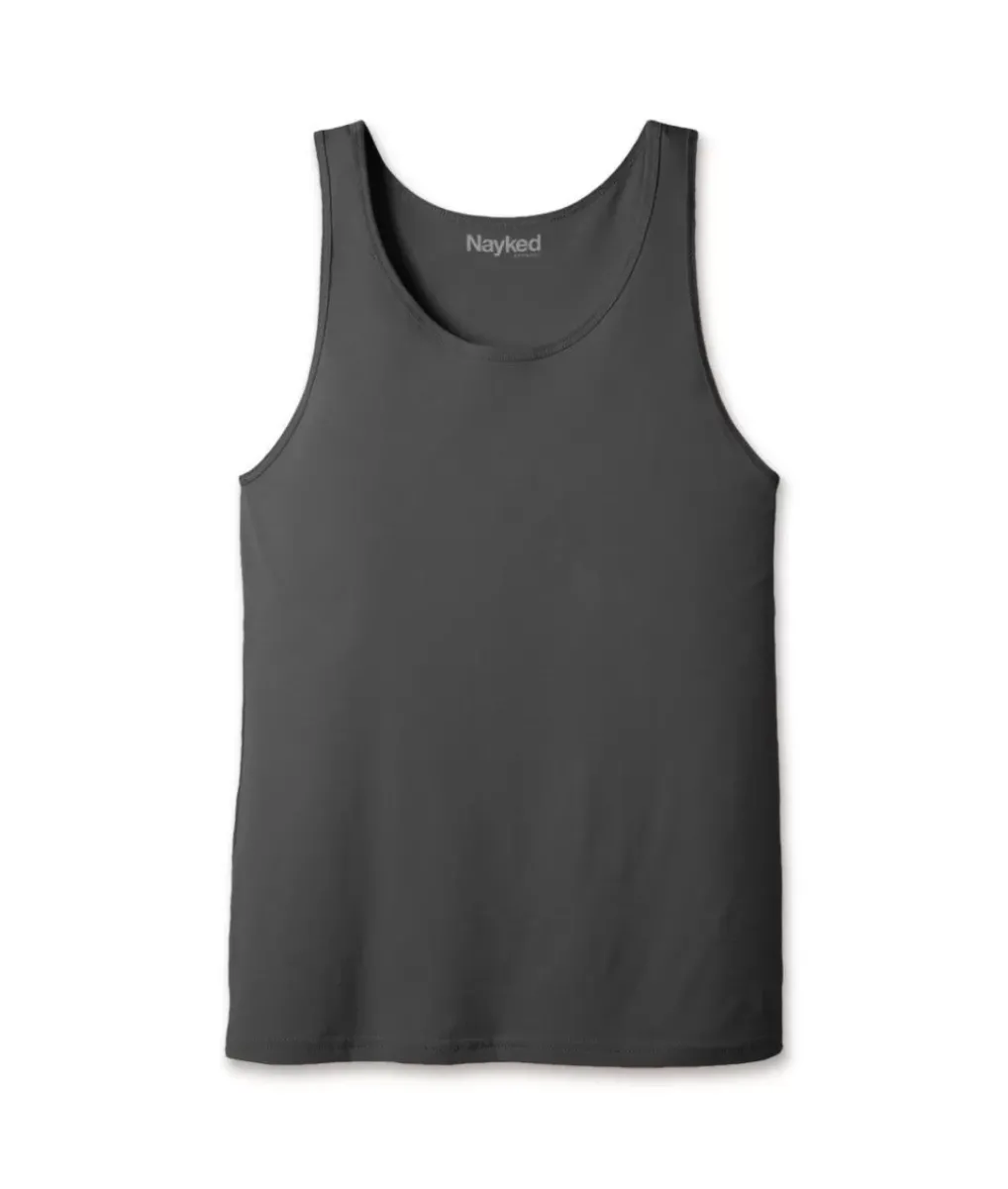 Fashion Nayked Apparel Men'S Soft 100% Cotton Lightweight Tank Top