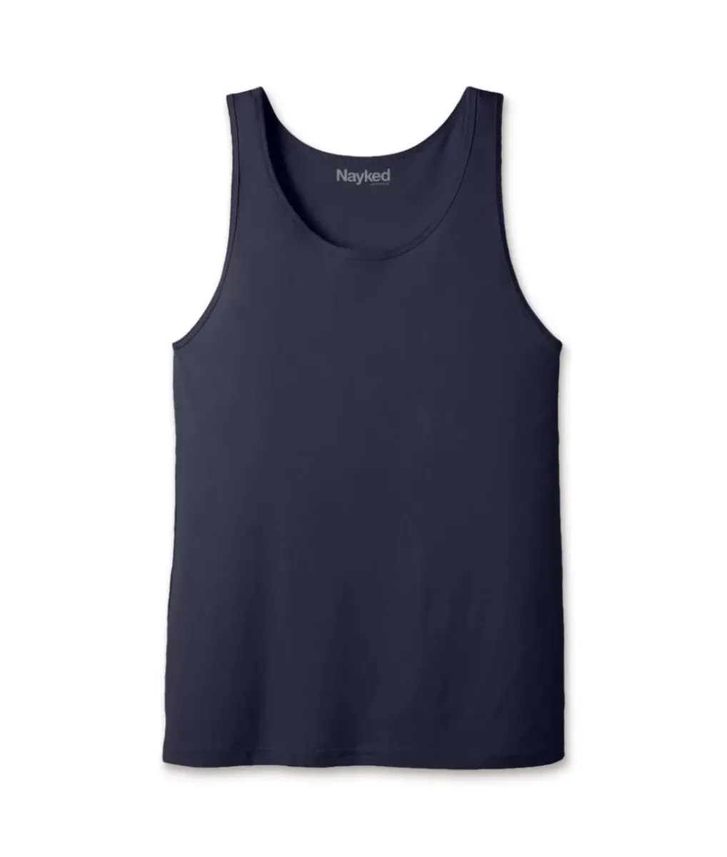 Fashion Nayked Apparel Men'S Soft 100% Cotton Lightweight Tank Top