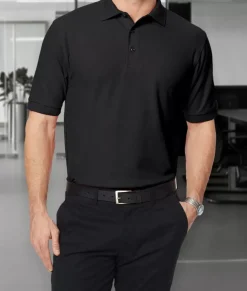 Online Nayked Apparel Men'S Soft Big Pique Polo Shirt