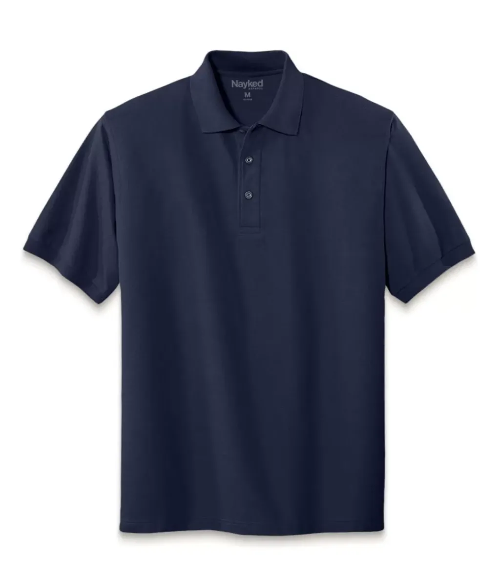 Hot Nayked Apparel Men'S Soft Big Pique Polo Shirt