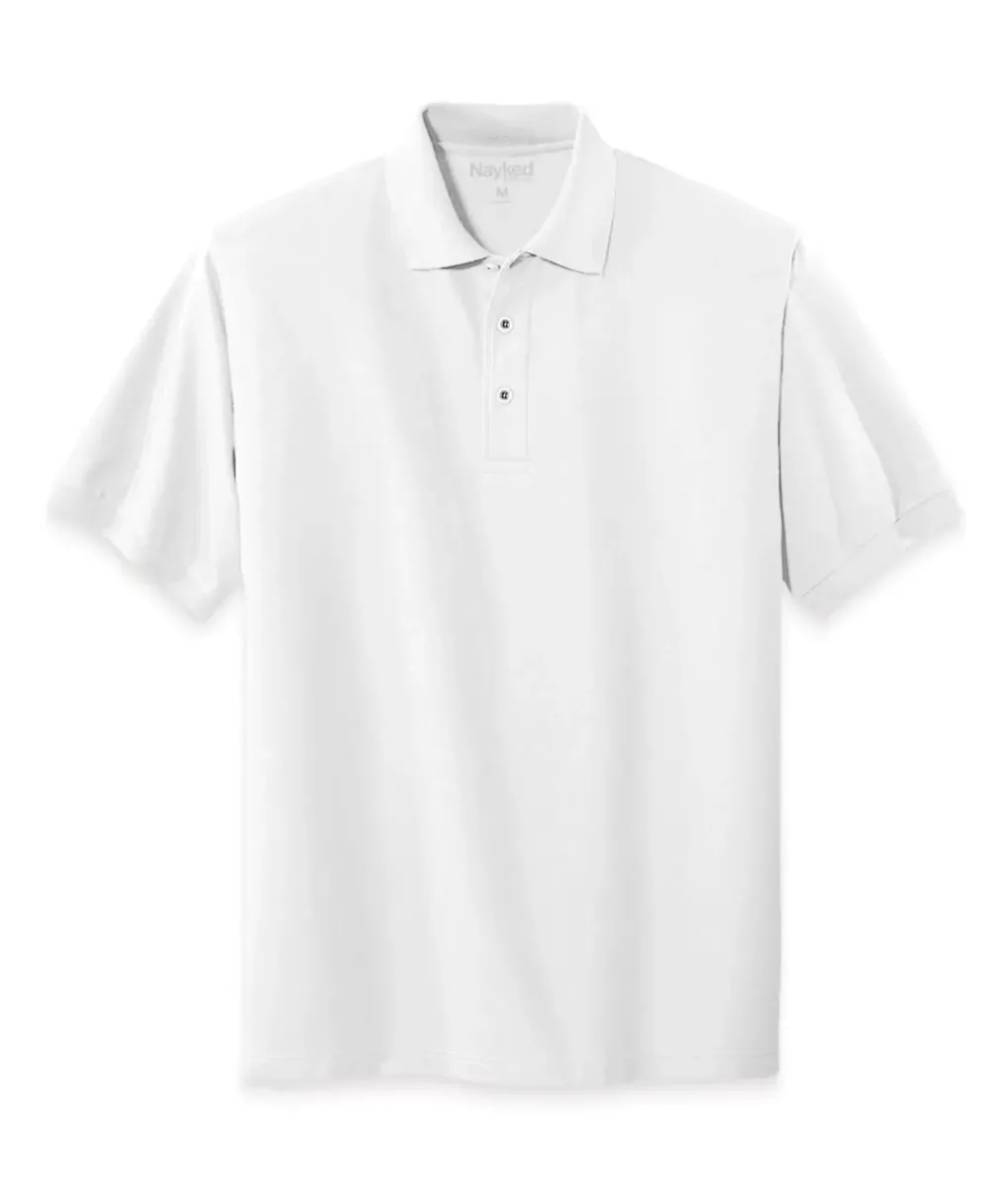 Hot Nayked Apparel Men'S Soft Big Pique Polo Shirt