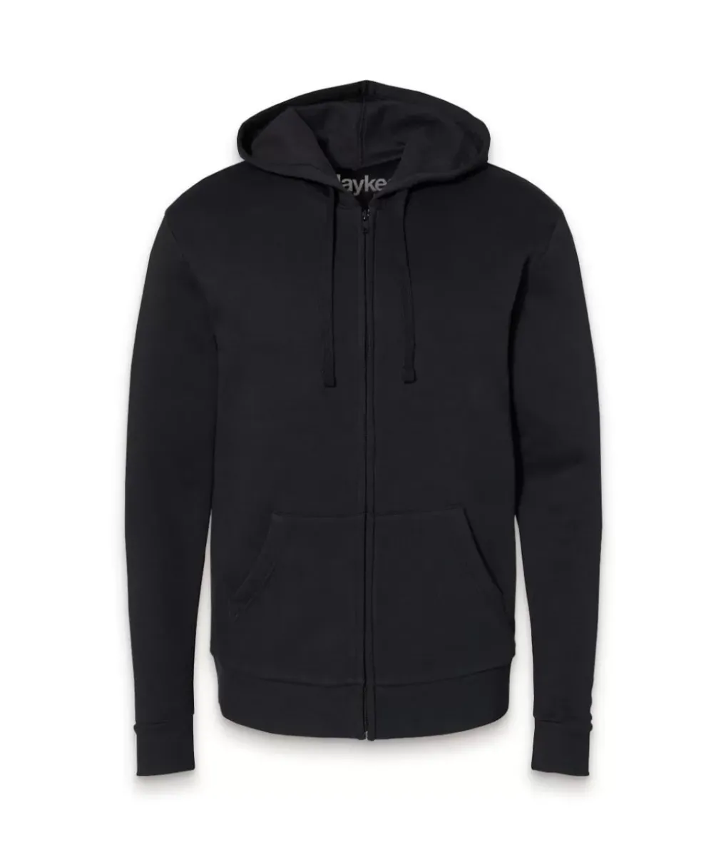 Fashion Nayked Apparel Men'S Soft Eco Friendly Full Zip Hoodie