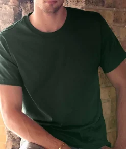 Best Nayked Apparel Men'S Soft Garment Washed 100% Cotton Short Sleeve T-Shirt