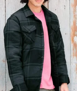 Discount Nayked Apparel Men'S Soft Insulated Flannel Jacket