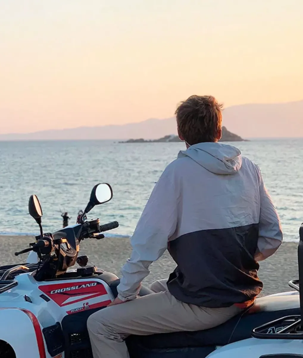 Sale Nayked Apparel Men'S Soft Lightweight Half-Zip Pullover Windbreaker Anorak