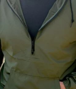 Fashion Nayked Apparel Men'S Soft Lightweight Half-Zip Pullover Windbreaker Anorak