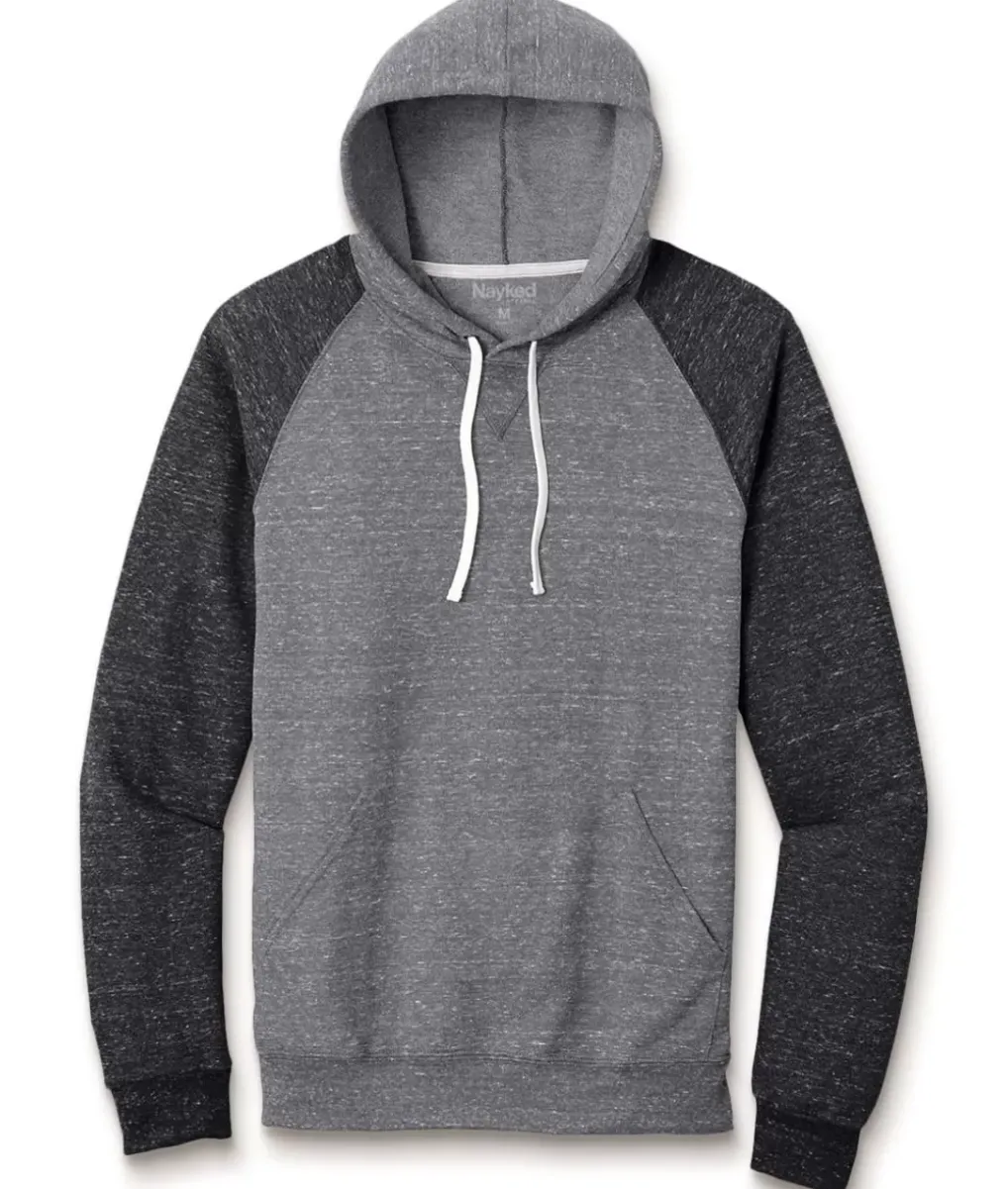 Hot Nayked Apparel Men'S Soft Snow Heather French Terry Hoodie