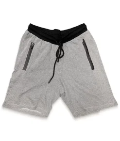 Fashion Nayked Apparel Men'S Soft Striped Fleece Shorts/Discontinued