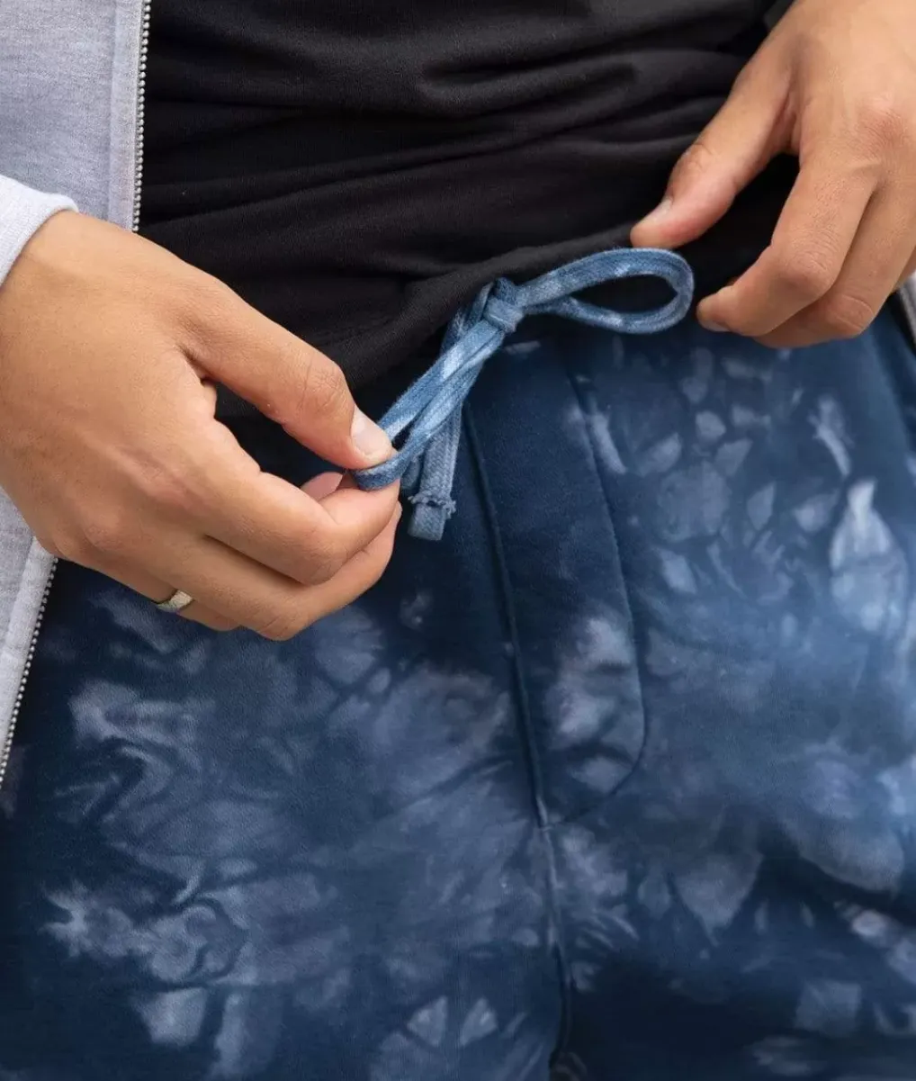 Hot Nayked Apparel Men'S Tie Dye Fleece Shorts