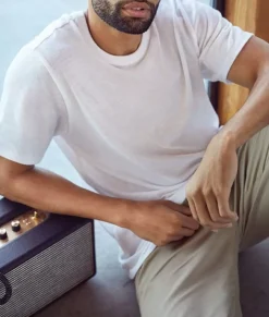 Fashion Nayked Apparel Men'S Vintage Crew T-Shirt