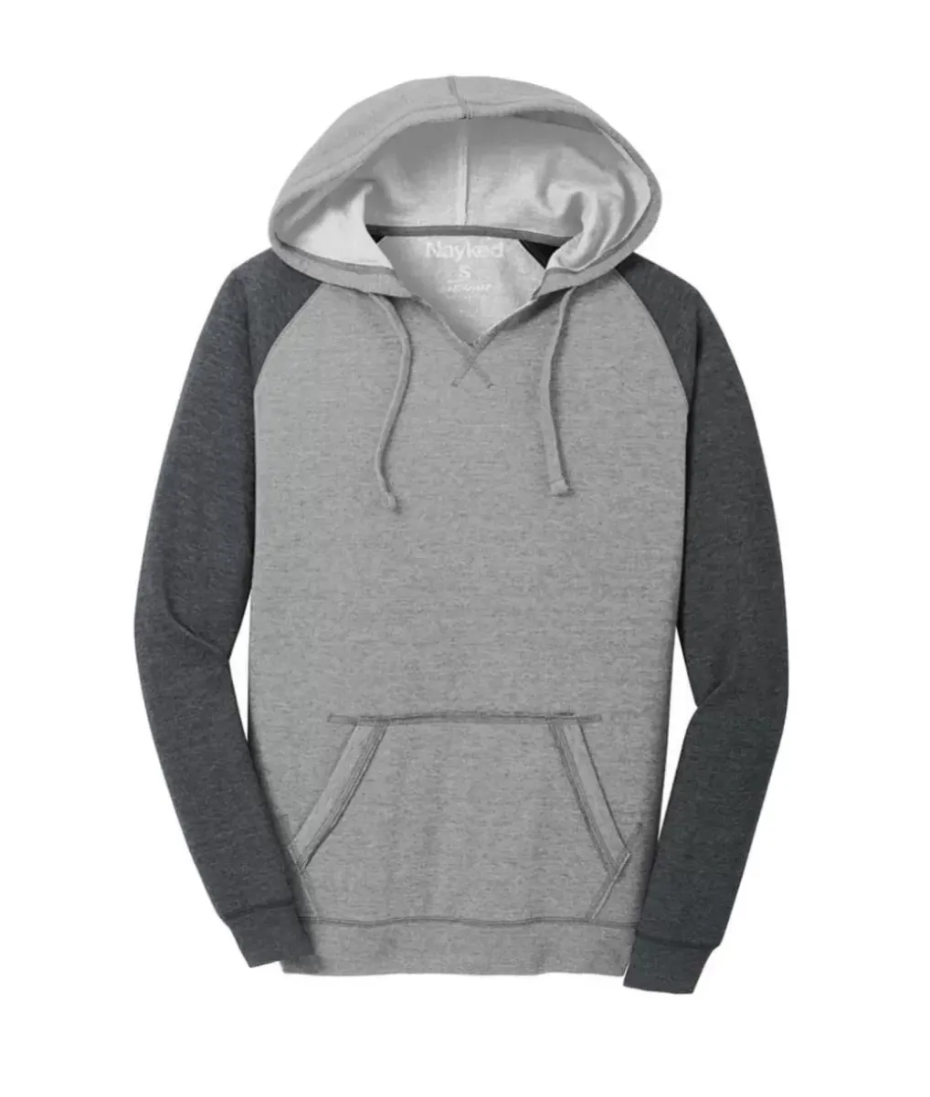 Clearance Nayked Apparel Real Women'S Ridiculously Soft Plus Raglan Fleece Hoodie