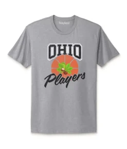 Clearance Nayked Apparel Ridiculously Soft Cotton Graphic Tee | Ohio Players (Buckeye Leaf)