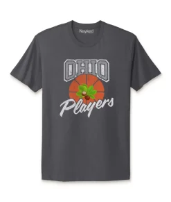 New Nayked Apparel Ridiculously Soft Cotton Graphic Tee | Ohio Players (Buckeye Leaf)