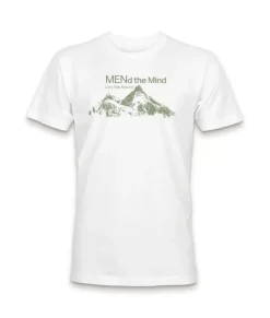 Clearance Nayked Apparel Ridiculously Soft Crew Neck Graphic T-Shirt | Mend The Mind-Mountains