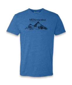 Clearance Nayked Apparel Ridiculously Soft Crew Neck Graphic T-Shirt | Mend The Mind-Mountains