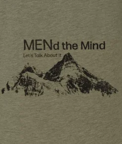Discount Nayked Apparel Ridiculously Soft Crew Neck Graphic T-Shirt | Mend The Mind-Mountains