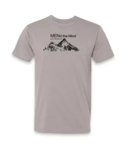Discount Nayked Apparel Ridiculously Soft Crew Neck Graphic T-Shirt | Mend The Mind-Mountains