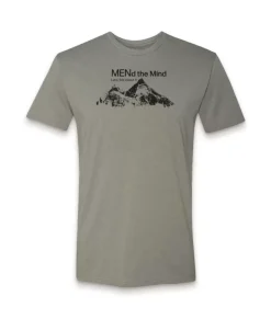 Discount Nayked Apparel Ridiculously Soft Crew Neck Graphic T-Shirt | Mend The Mind-Mountains