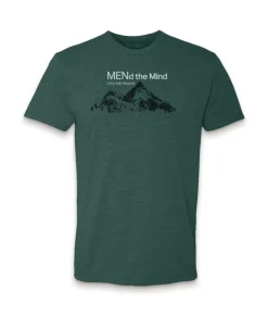 Discount Nayked Apparel Ridiculously Soft Crew Neck Graphic T-Shirt | Mend The Mind-Mountains