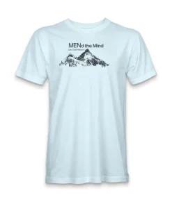 Discount Nayked Apparel Ridiculously Soft Crew Neck Graphic T-Shirt | Mend The Mind-Mountains