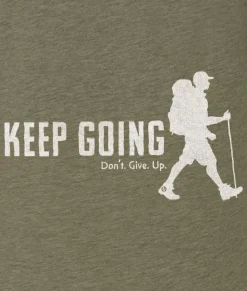 Sale Nayked Apparel Ridiculously Soft Crew Neck Graphic T-Shirt | Keep Going With Hiker
