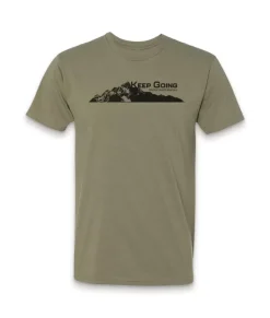 Fashion Nayked Apparel Ridiculously Soft Crew Neck Graphic T-Shirt | Keep Going Mountain View