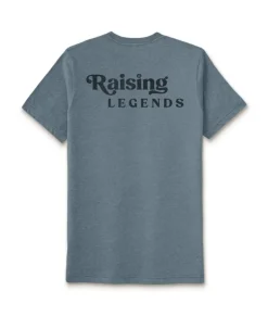 Outlet Nayked Apparel Ridiculously Soft Heather Sueded Graphic Tee | Raising Legends