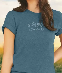 Online Nayked Apparel Ridiculously Soft Heather Sueded Graphic Tee | Mama Signed