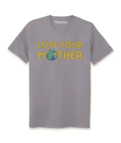 Sale Nayked Apparel Ridiculously Soft Heather Sueded Graphic Tee | Love Your Mother