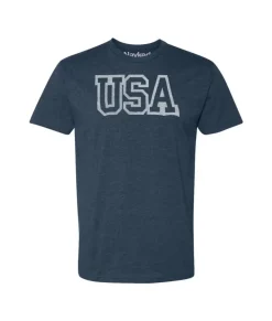 Clearance Nayked Apparel Ridiculously Soft Men'S Usa Text Shirt