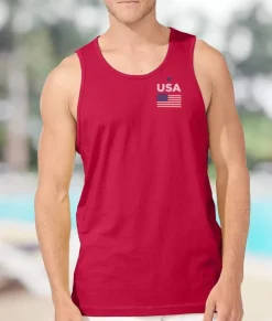 Best Nayked Apparel Ridiculously Soft Men'S Usa Graphic Tank