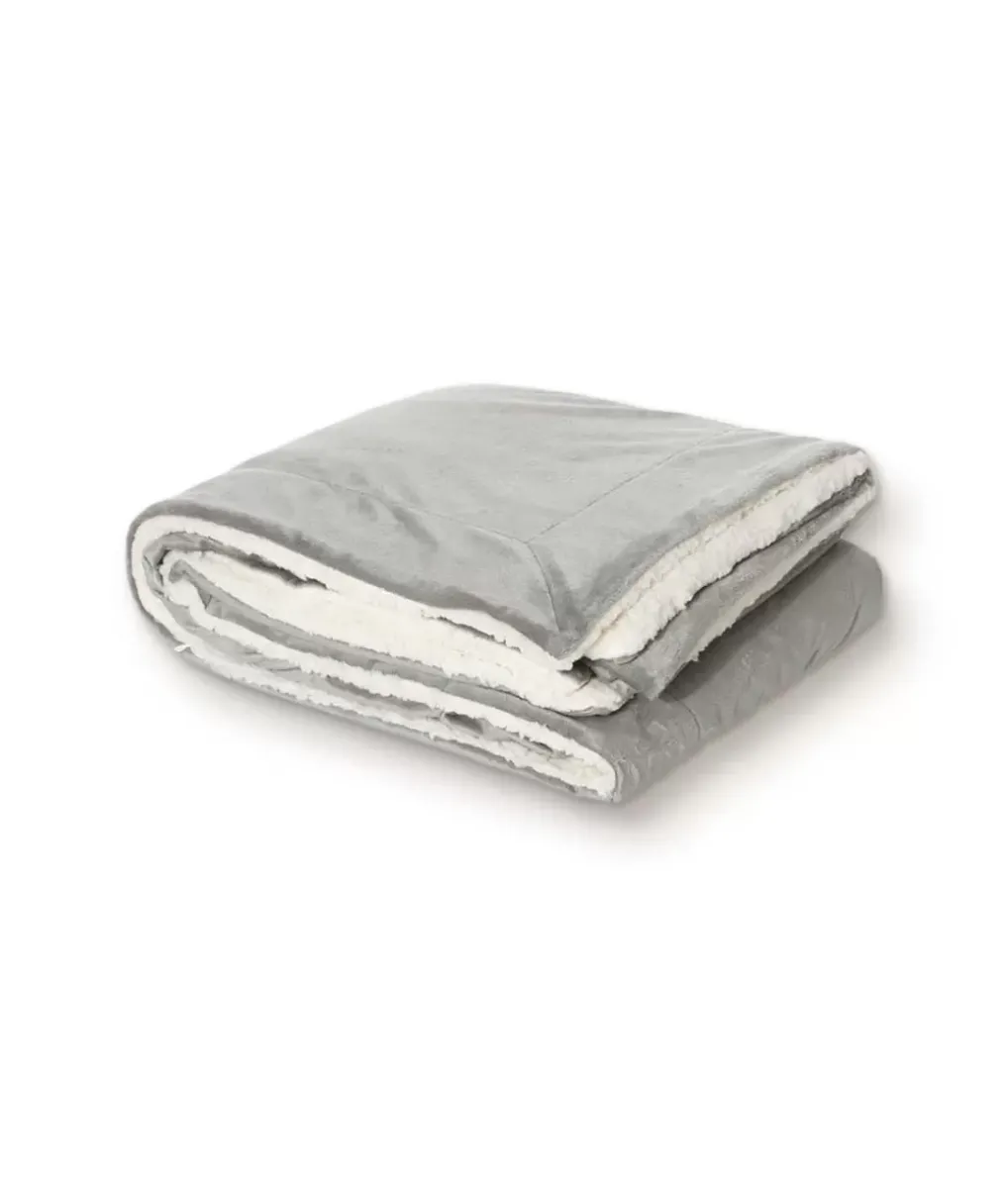 New Nayked Apparel Ridiculously Soft Micro Mink Faux Sherpa Blanket