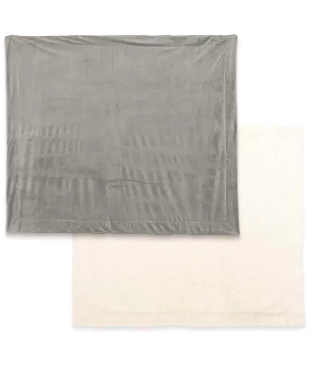 New Nayked Apparel Ridiculously Soft Micro Mink Faux Sherpa Blanket