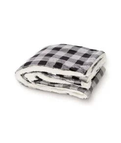 New Nayked Apparel Ridiculously Soft Micro Mink Faux Sherpa Blanket