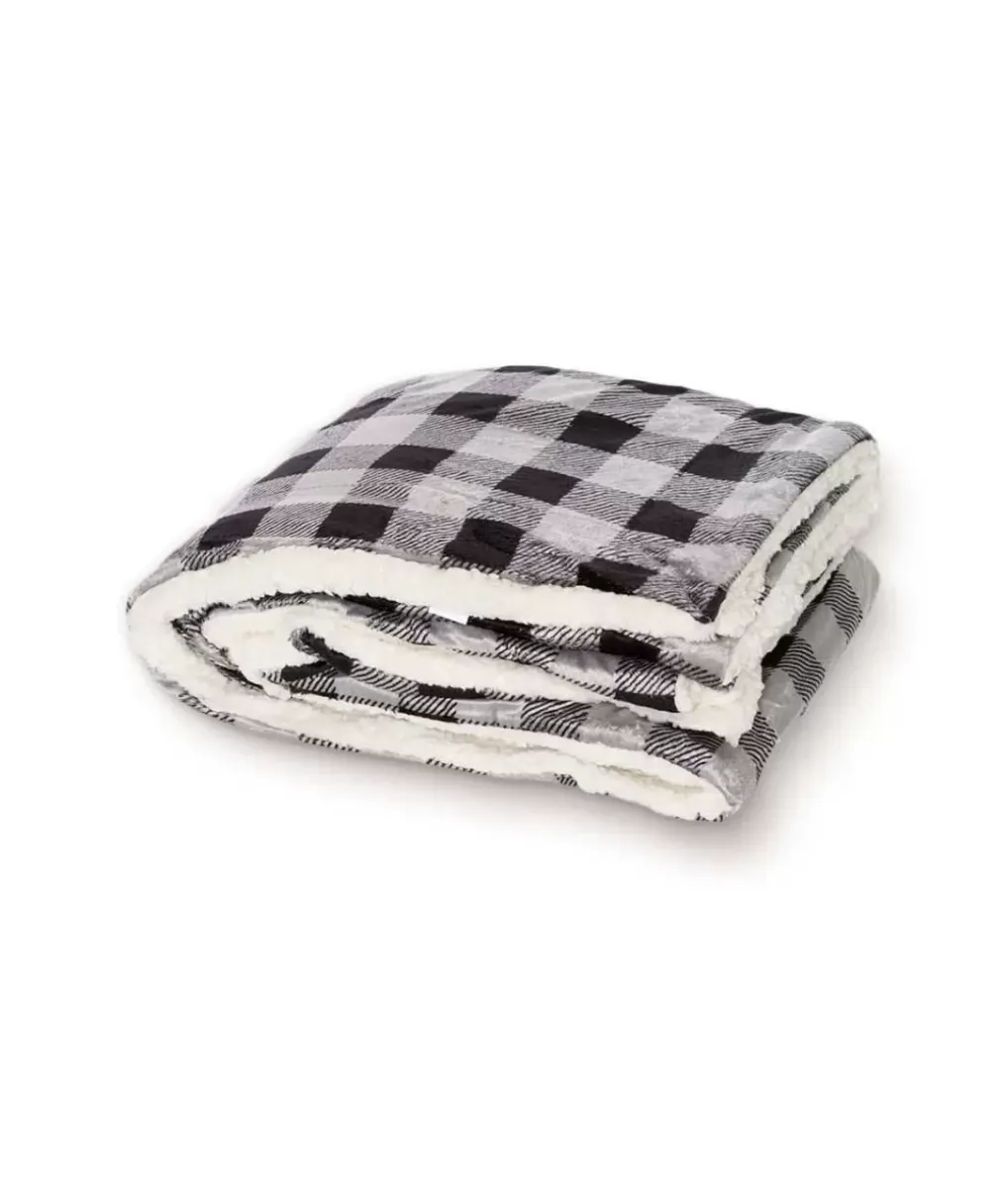 New Nayked Apparel Ridiculously Soft Micro Mink Faux Sherpa Blanket