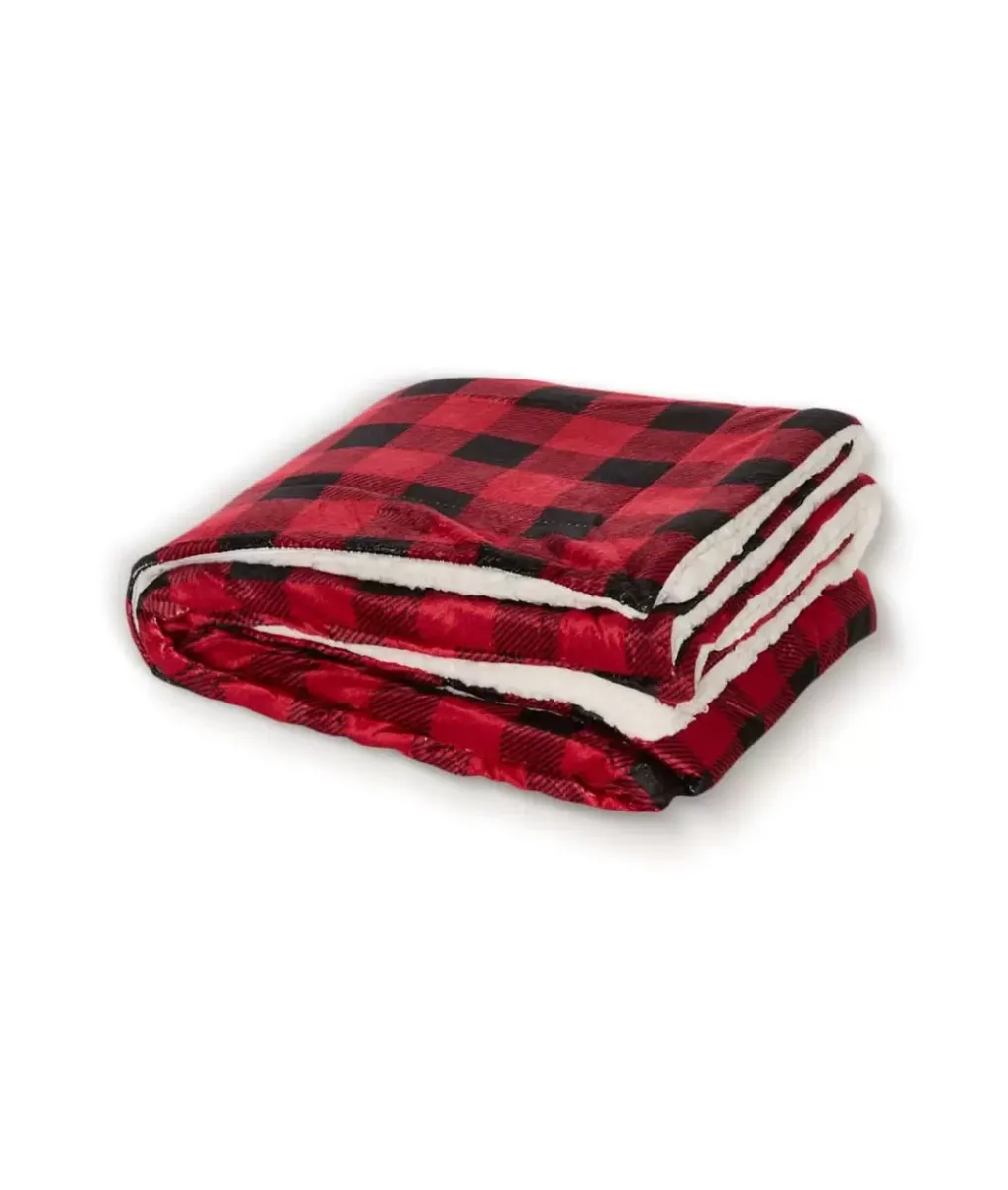 New Nayked Apparel Ridiculously Soft Micro Mink Faux Sherpa Blanket