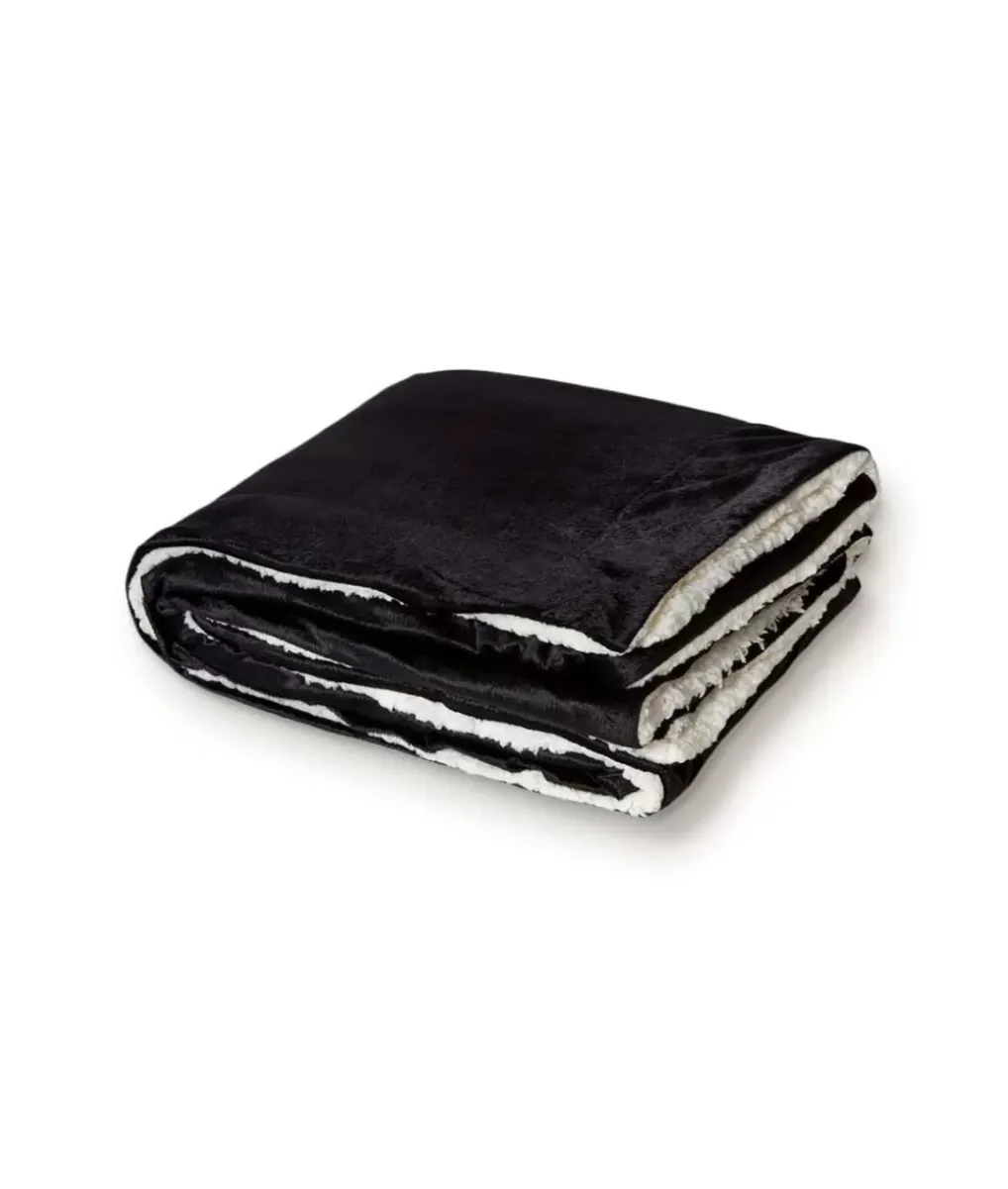 New Nayked Apparel Ridiculously Soft Micro Mink Faux Sherpa Blanket