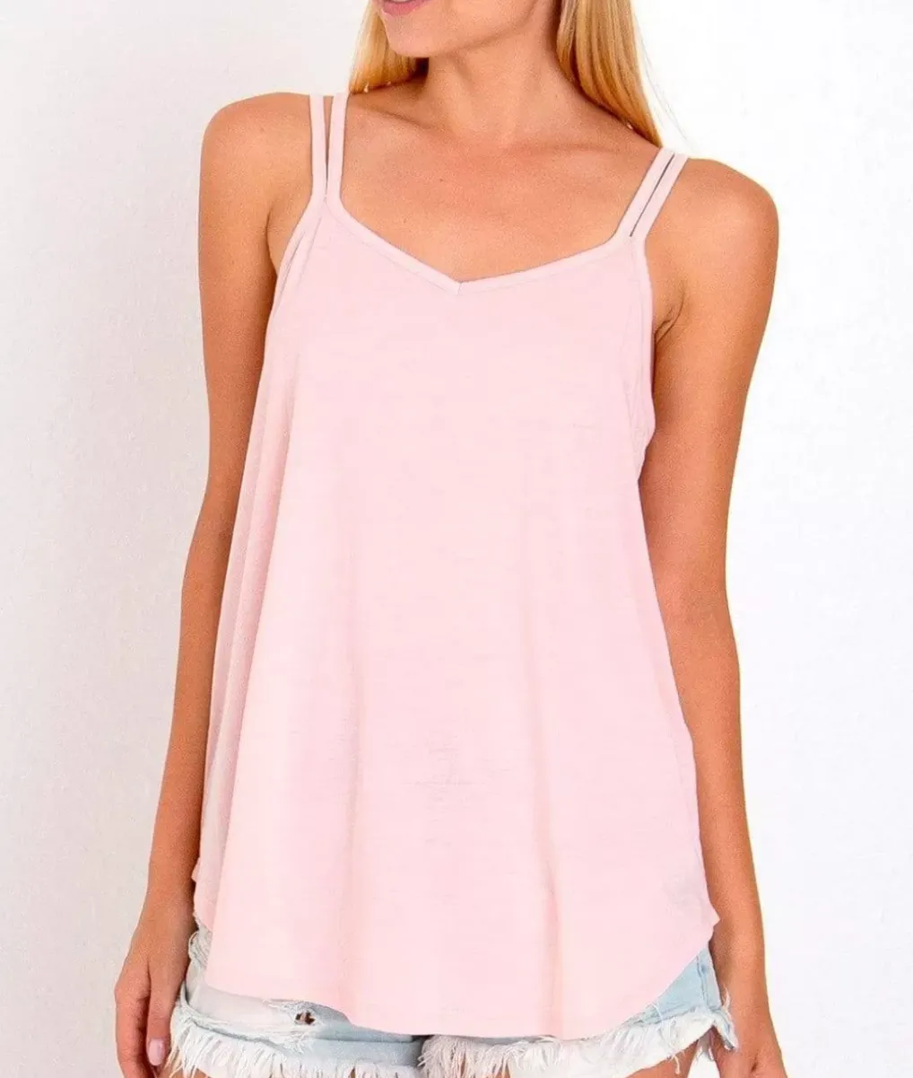 Sale Nayked Apparel Ridiculously Soft Vintage Wash Strappy Tank