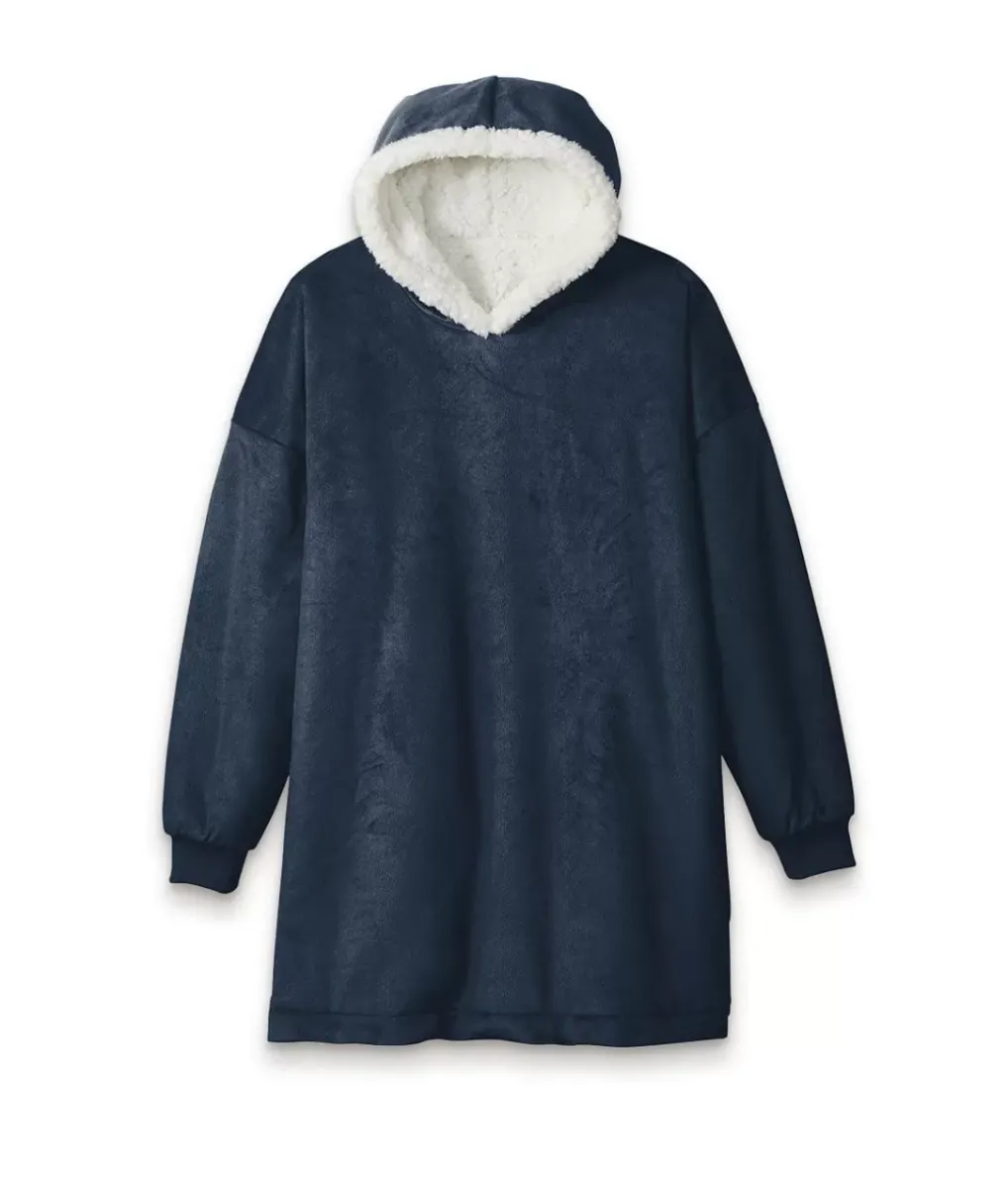 Fashion Nayked Apparel Ridiculously Soft Wearable Hooded Blanket