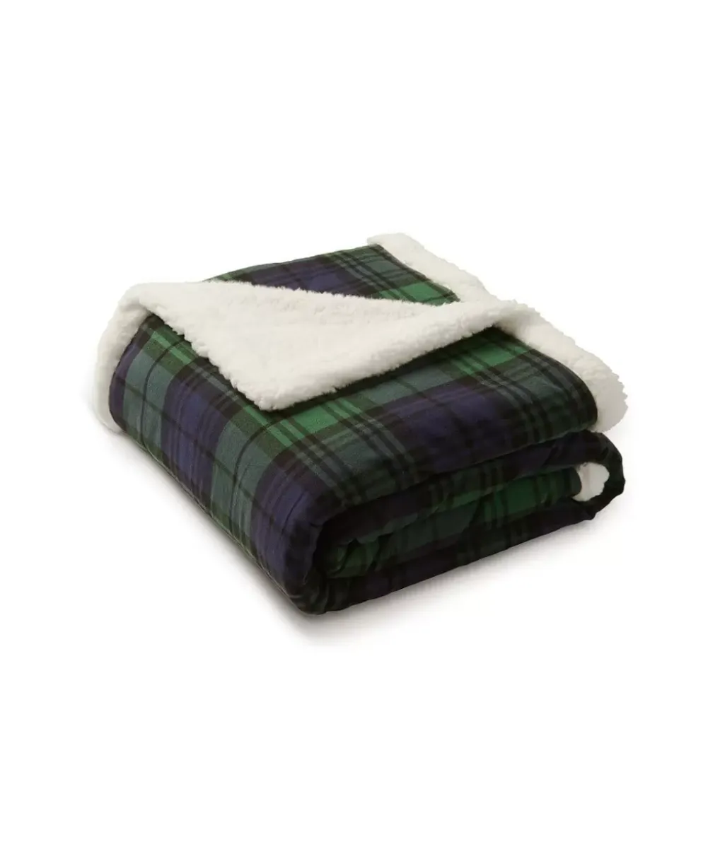 Outlet Nayked Apparel Sherpa Flannel Blanket