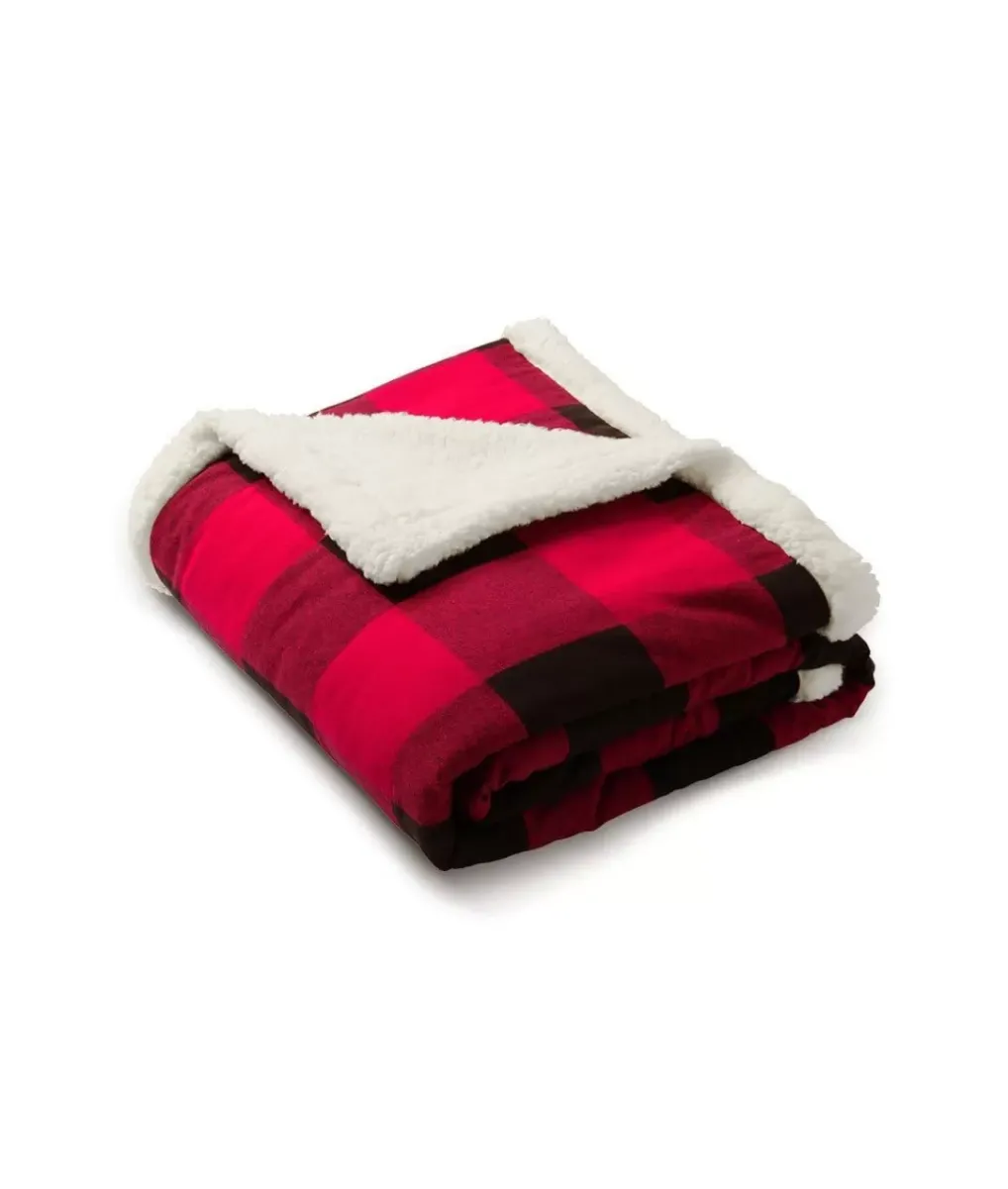 Outlet Nayked Apparel Sherpa Flannel Blanket