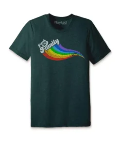 New Nayked Apparel Unisex Ridiculously Soft Lightweight Graphic T-Shirt | Proud Of My Family