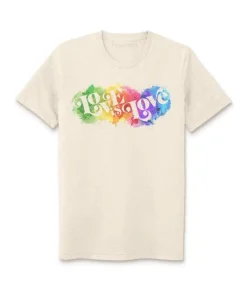 Sale Nayked Apparel Unisex Ridiculously Soft Lightweight Sueded Graphic T-Shirt | Love Is Love