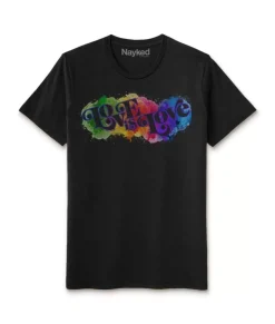 Sale Nayked Apparel Unisex Ridiculously Soft Lightweight Sueded Graphic T-Shirt | Love Is Love