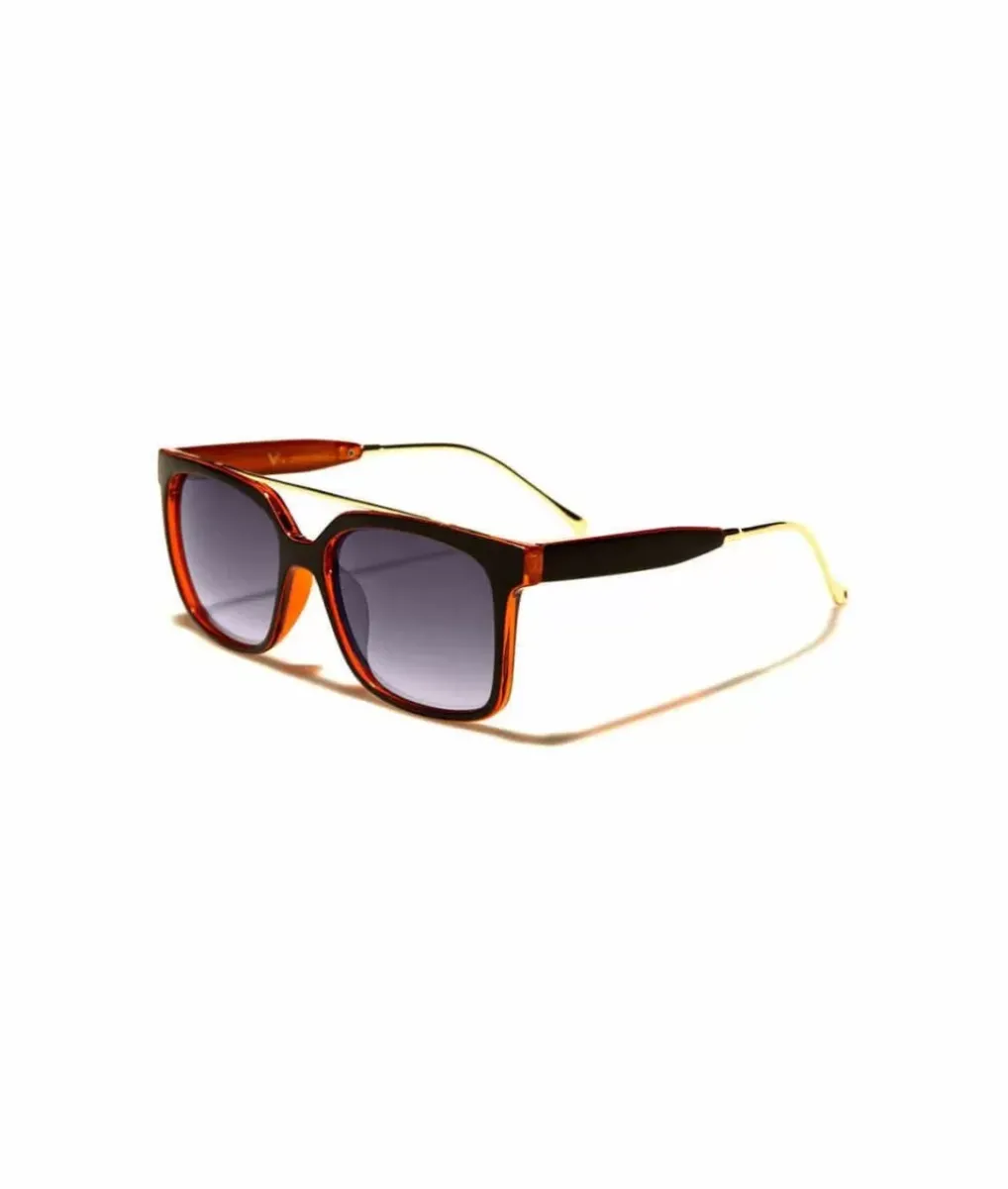 New Nayked Apparel Women'S Browline Rectangular Sunglasses, Lifetime Guarantee