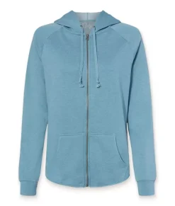 Clearance Nayked Apparel Women'S California Wave Wash Full-Zip Hoodie