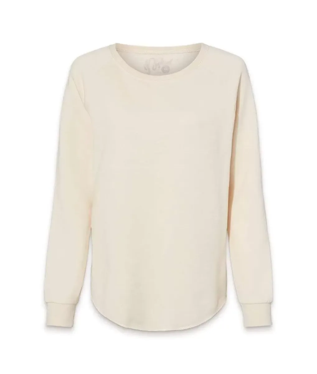 Online Nayked Apparel Women'S California Wave Wash Crewneck Sweatshirt