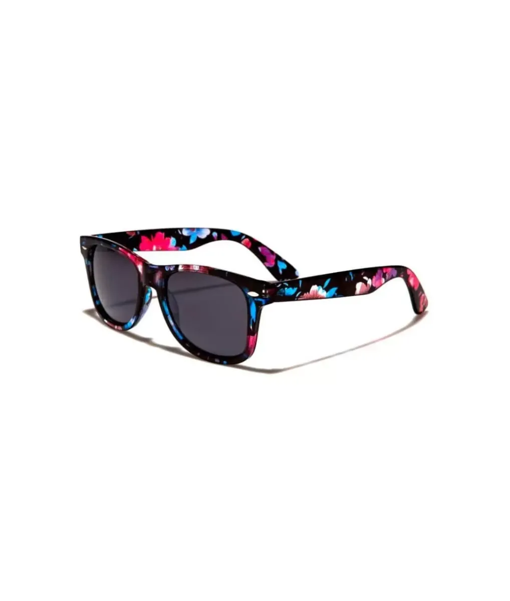 Sale Nayked Apparel Women'S Classic Retro Sunglasses With Uv Protection, Lifetime Guarantee Floral