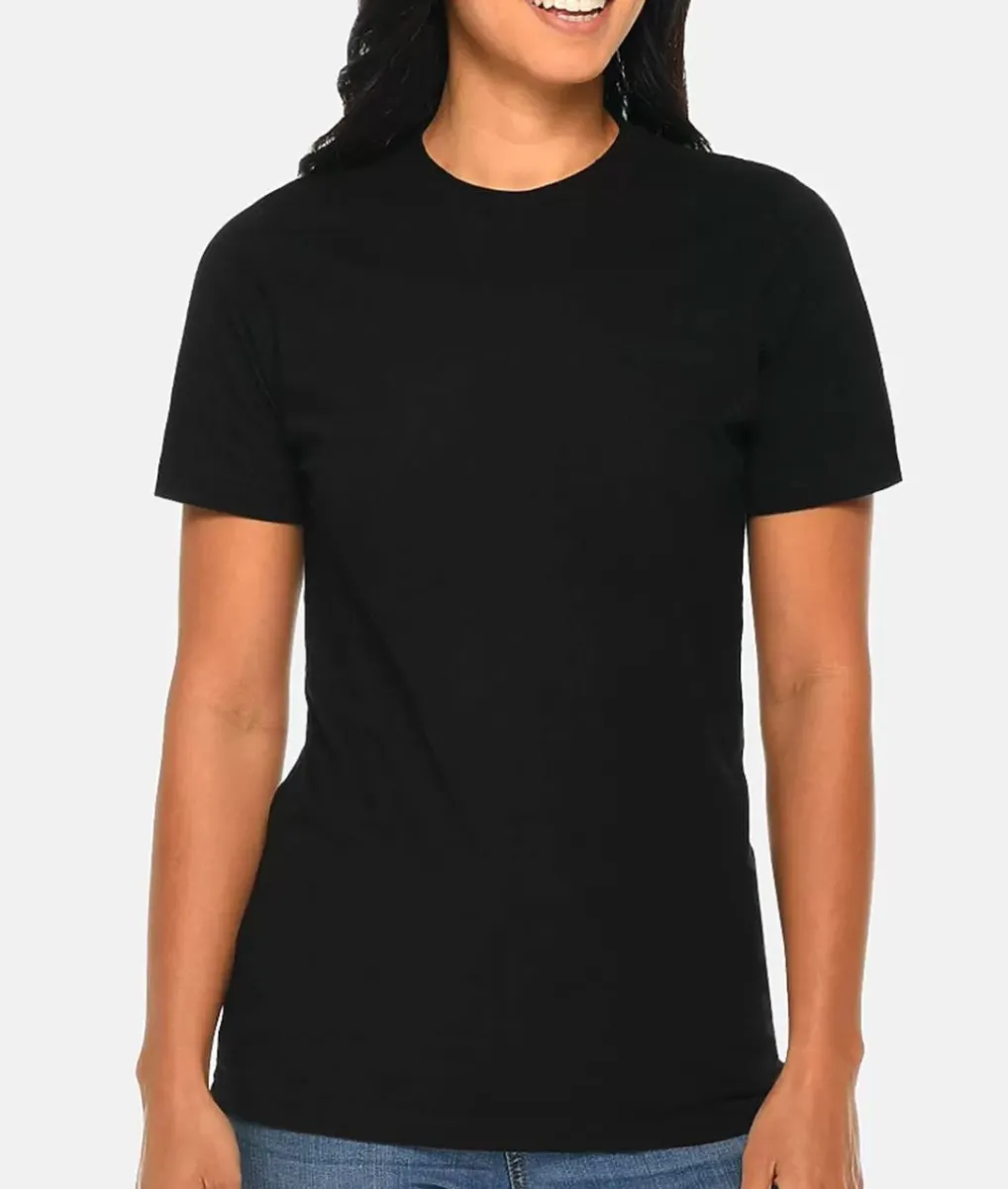 New Nayked Apparel Women'S Deluxe Oversized 100% Cotton T-Shirt